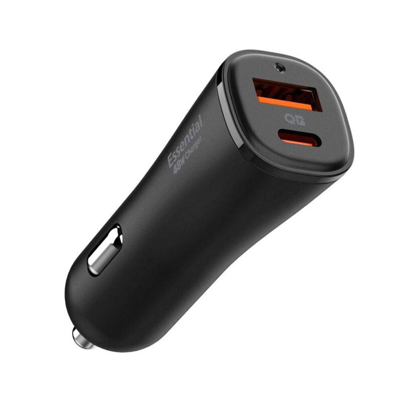Incarcator auto Type-C PD30W + USB QC3.0 18W Spigen, EV482