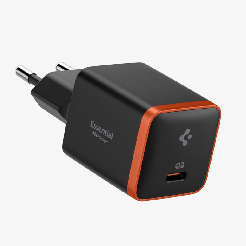 Incarcator priza Type-C, 30W Spigen, negru, EE301EU