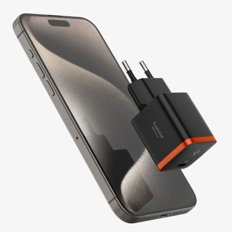 Incarcator priza Type-C, 30W Spigen, negru, EE301EU