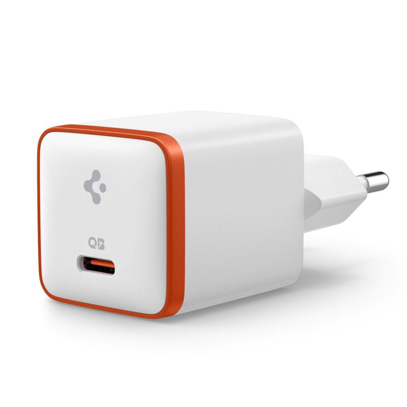 Incarcator priza Type-C, 30W Spigen, alb, EE301EU
