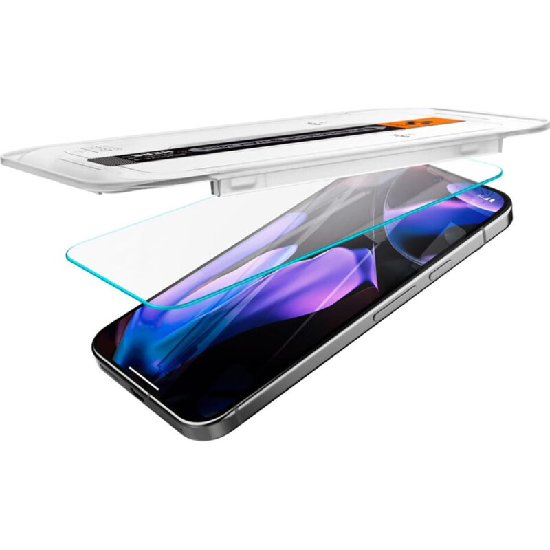 [Pachet 2x] Folie Google Pixel 9 Pro XL Spigen Glas.tR EZ Fit, transparenta