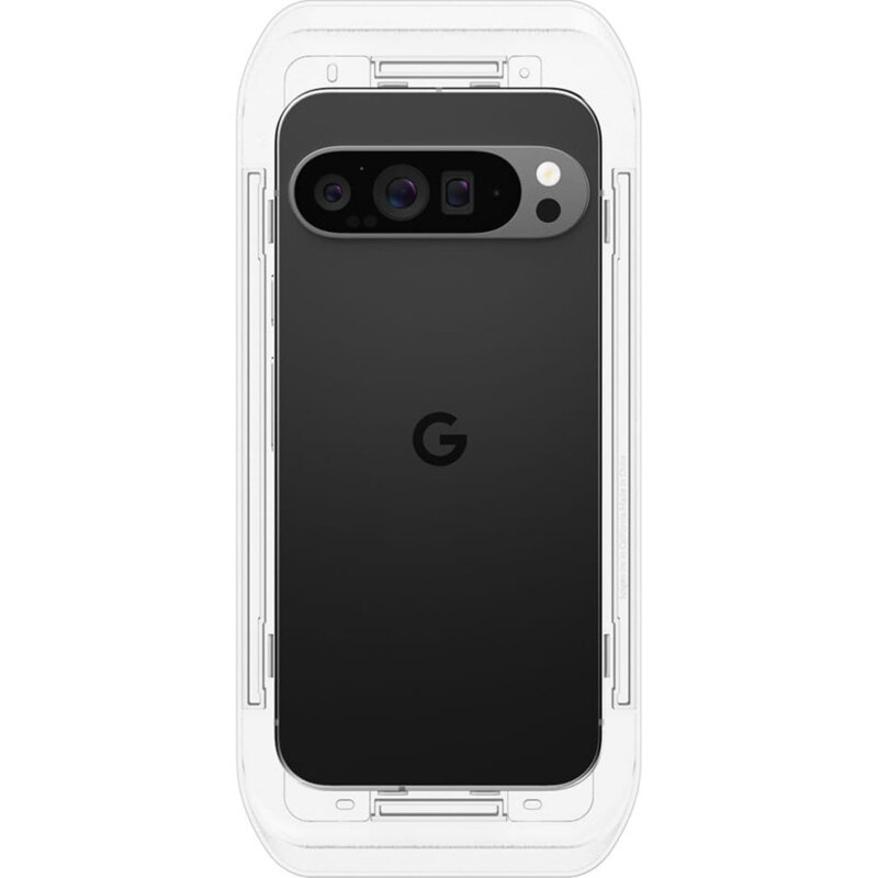 [Pachet 2x] Folie Google Pixel 9 Pro XL Spigen Glas.tR EZ Fit, transparenta