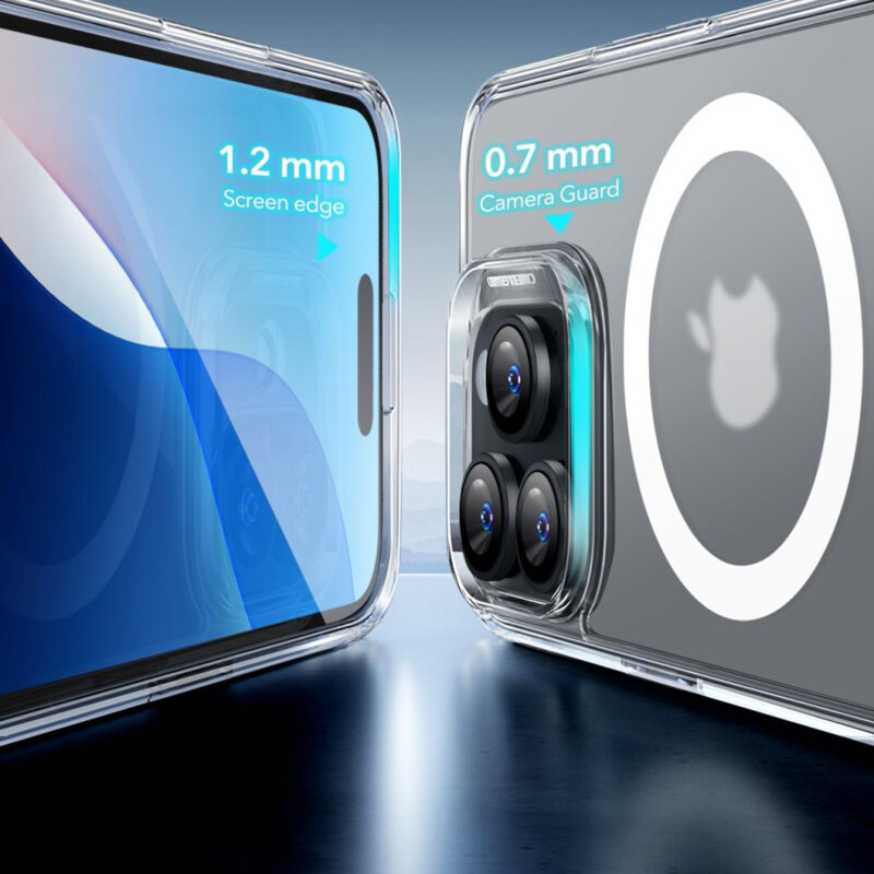 [Pachet 360°] Husa + folie iPhone 16 Pro ESR Classic Hybrid HaloLock, mata