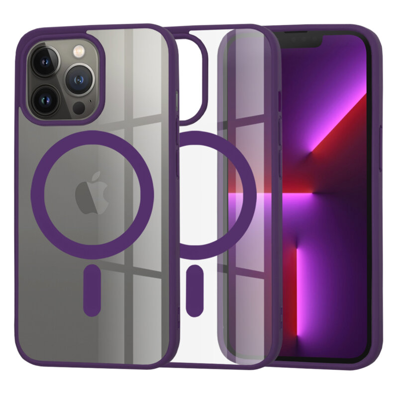 Husa iPhone 13 Pro Techsuit MagSafe Pro, mov