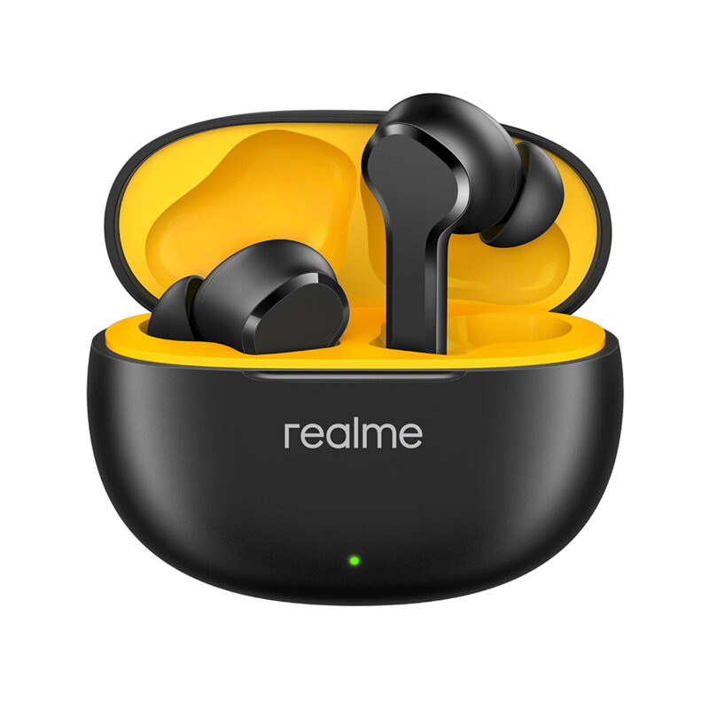 Casti Bluetooth wireless Noise Cancelling Realme Buds T110, negru
