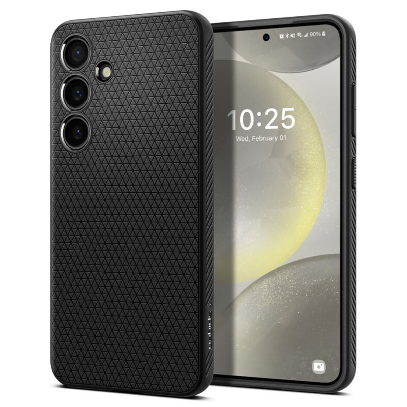 Husa Samsung Galaxy S24 FE Spigen Liquid Air, negru