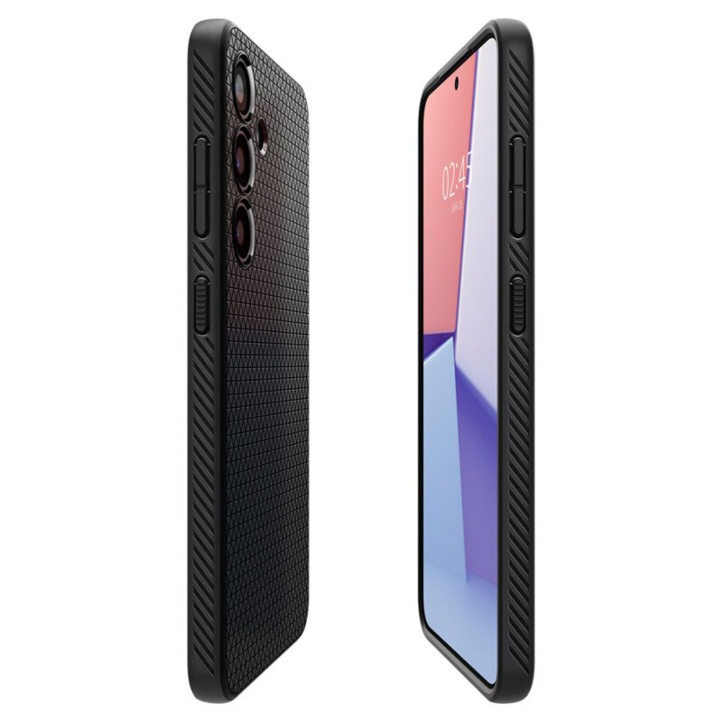 Husa Samsung Galaxy S24 FE Spigen Liquid Air, negru