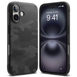 Husa iPhone 16 Plus Ringke Onyx Design, camuflaj