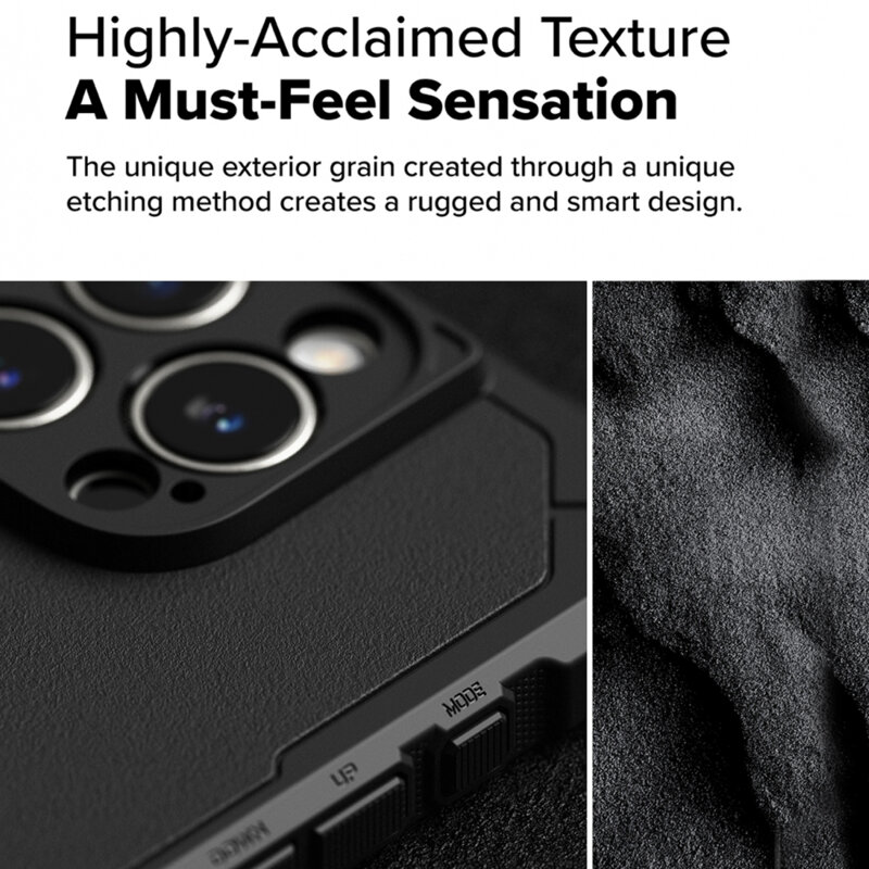 Husa iPhone 16 Pro Ringke Rugged Gear, camuflaj