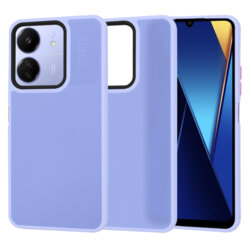 Husa Xiaomi Poco C65 Techsuit HaloFrost Series, mov deschis