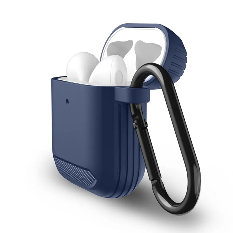 Husa AirPods 1 Techsuit Carbon Silicone, roz