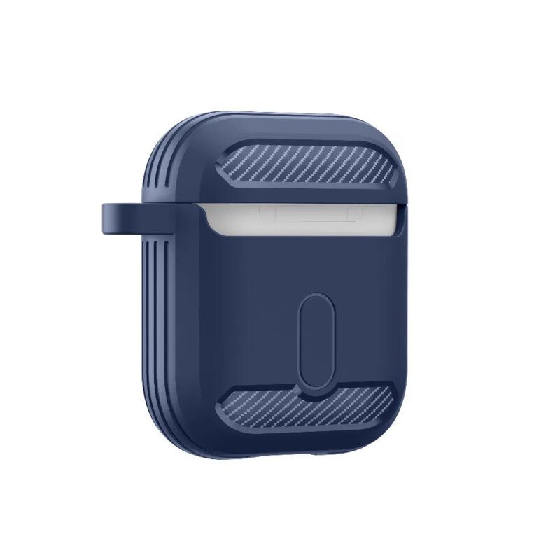 Husa AirPods 1 Techsuit Carbon Silicone, roz