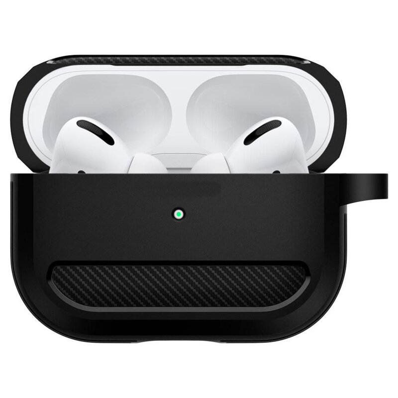 Husa AirPods Pro 1 Techsuit Carbon Silicone, gri