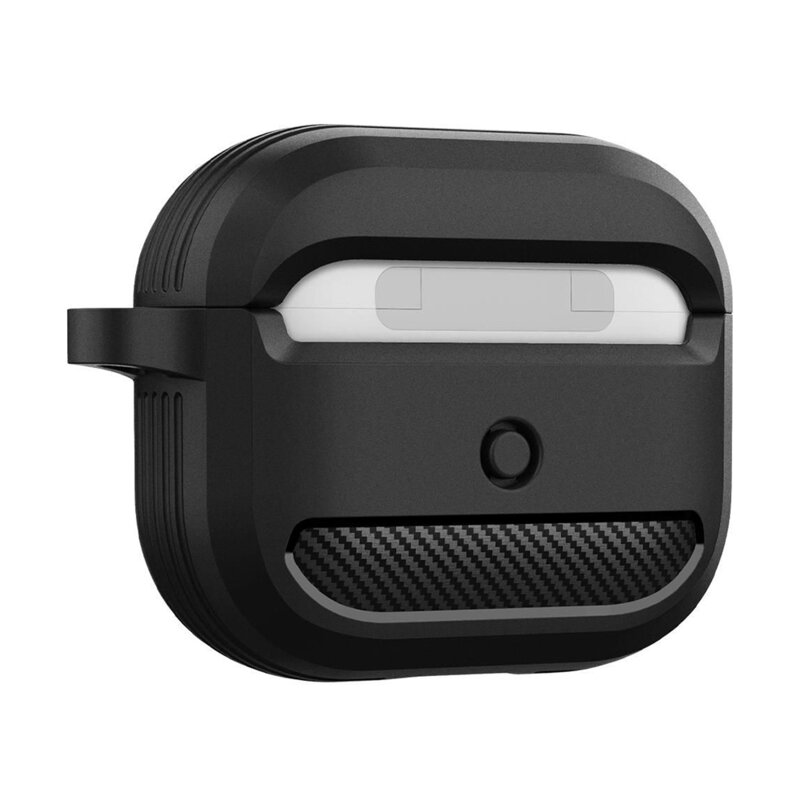 Husa AirPods 3 Techsuit Carbon Silicone, gri
