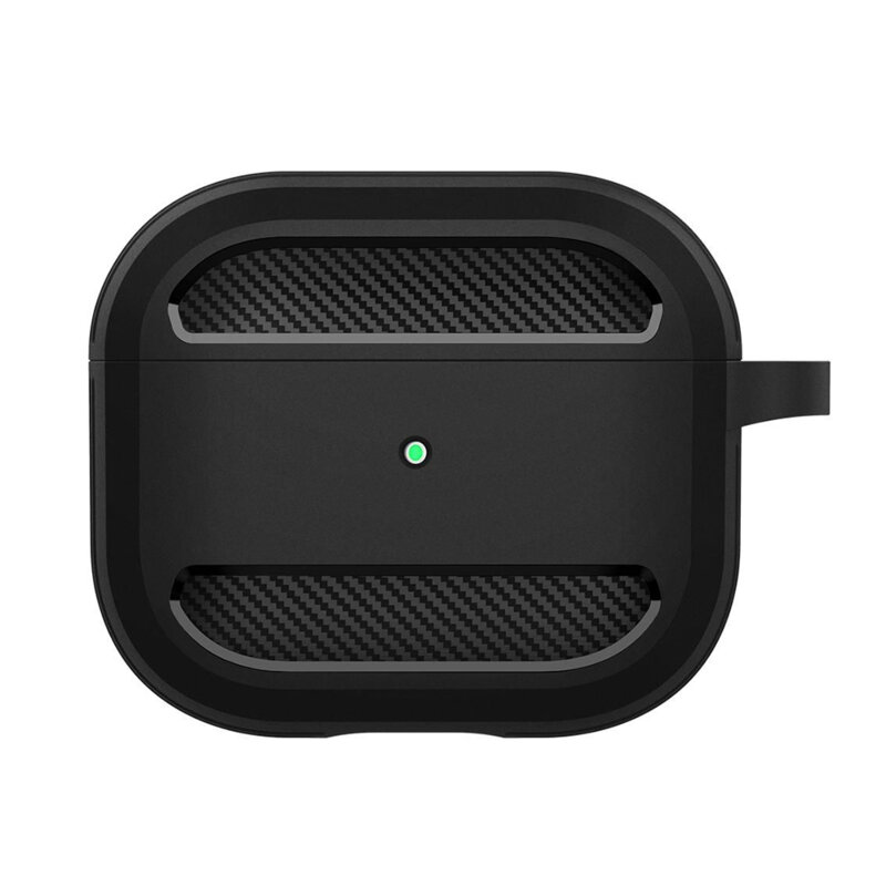 Husa AirPods 3 Techsuit Carbon Silicone, verde