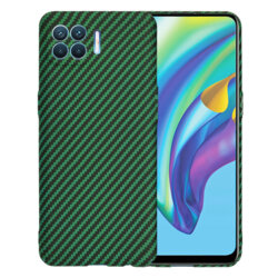 Husa Oppo Reno4 Lite Techsuit Carbonite FiberShell, verde