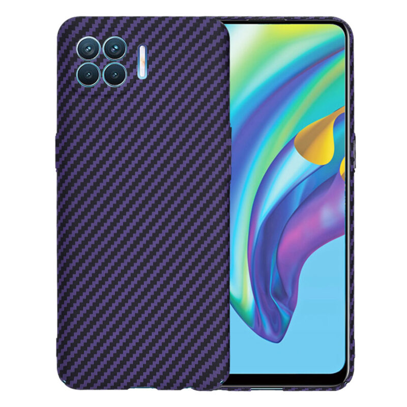 Husa Oppo Reno4 Lite Techsuit Carbonite FiberShell, mov