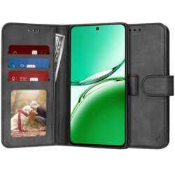 Husa 360 Oppo Reno12 F 4G Techsuit Diary Book, negru