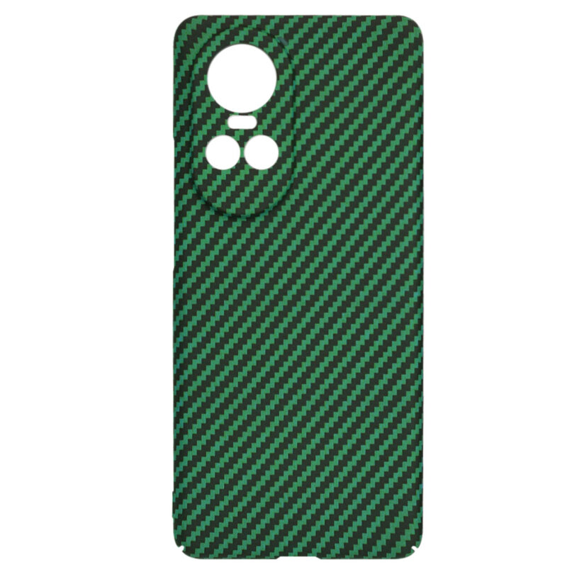 Husa Oppo Reno10 Techsuit Carbonite FiberShell, verde