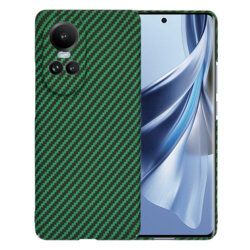 Husa Oppo Reno10 Pro Techsuit Carbonite FiberShell, verde