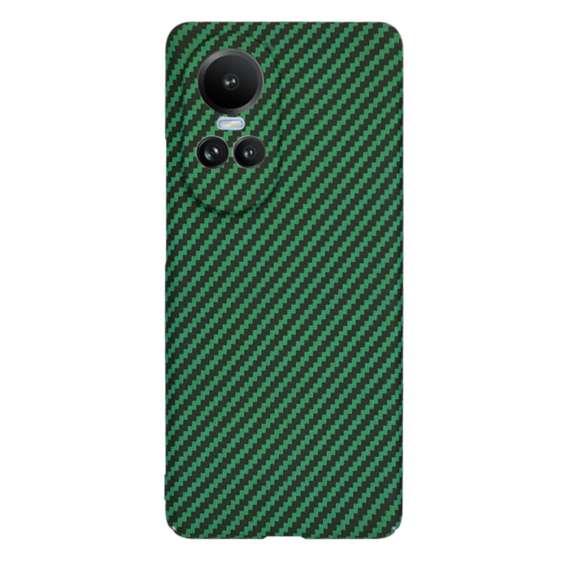 Husa Oppo Reno10 Pro Techsuit Carbonite FiberShell, verde