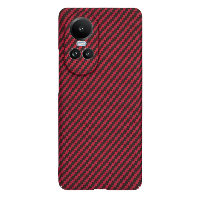 Husa Oppo Reno10 Techsuit Carbonite FiberShell, rosu