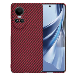 Husa Oppo Reno10 Pro Techsuit Carbonite FiberShell, rosu