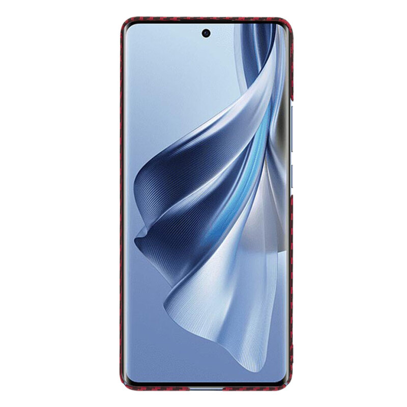 Husa Oppo Reno10 Pro Techsuit Carbonite FiberShell, rosu