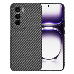 Husa Oppo Reno12 Techsuit Carbonite FiberShell, negru