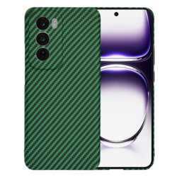 Husa Oppo Reno12 Techsuit Carbonite FiberShell, verde