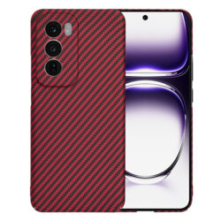 Husa Oppo Reno12 Techsuit Carbonite FiberShell, rosu