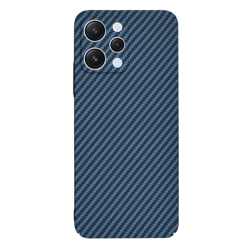 Husa Xiaomi Redmi 12 4G Techsuit Carbonite FiberShell, cyan