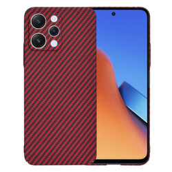 Husa Xiaomi Redmi 12 4G Techsuit Carbonite FiberShell, rosu