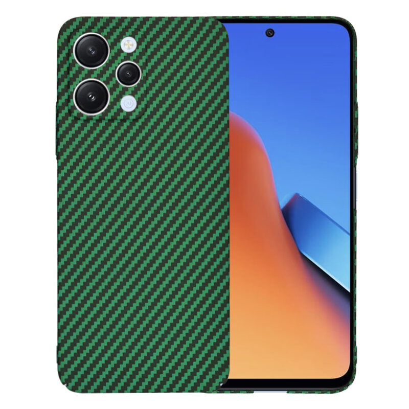 Husa Xiaomi Redmi 12 4G Techsuit Carbonite FiberShell, verde