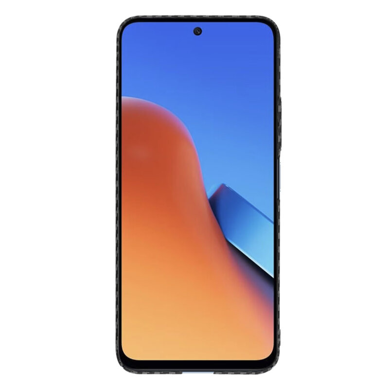 Husa Xiaomi Redmi 12 4G Techsuit Carbonite FiberShell, negru