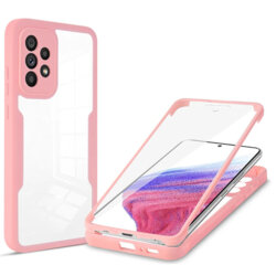 Husa 360° Samsung Galaxy A53 5G Techsuit ColorVerse, roz