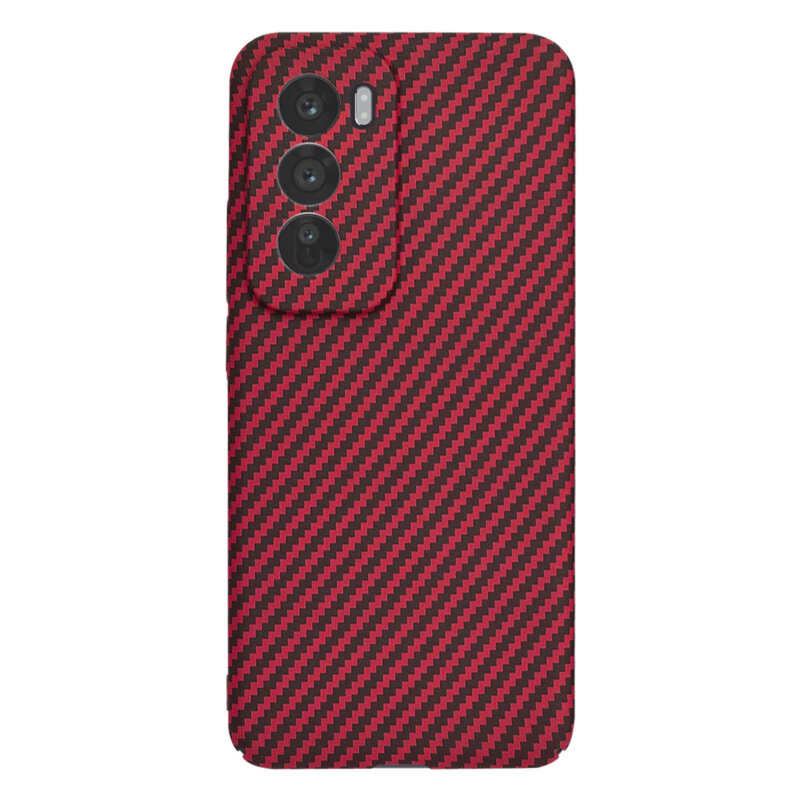Husa Oppo Reno12 Pro Techsuit Carbonite FiberShell, rosu