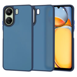 Husa Xiaomi Redmi 13C 4G Techsuit HaloFrost Series, bleumarin