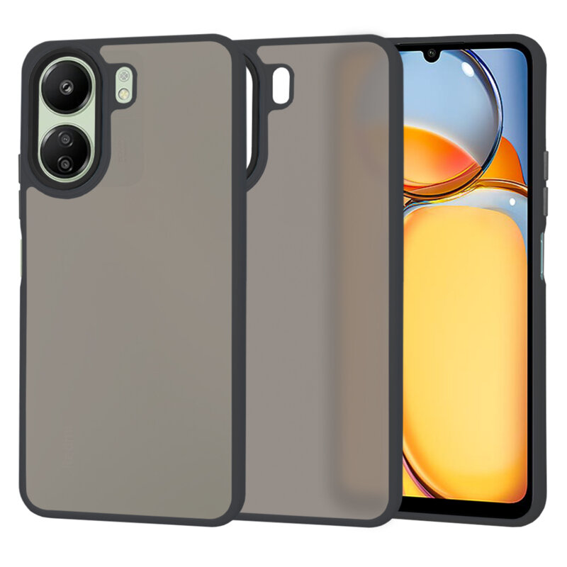 Husa Xiaomi Redmi 13C 4G Techsuit HaloFrost Series, negru