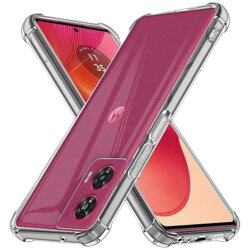 Husa Motorola Edge 50 Fusion Techsuit Shockproof Clear Silicone, transparenta