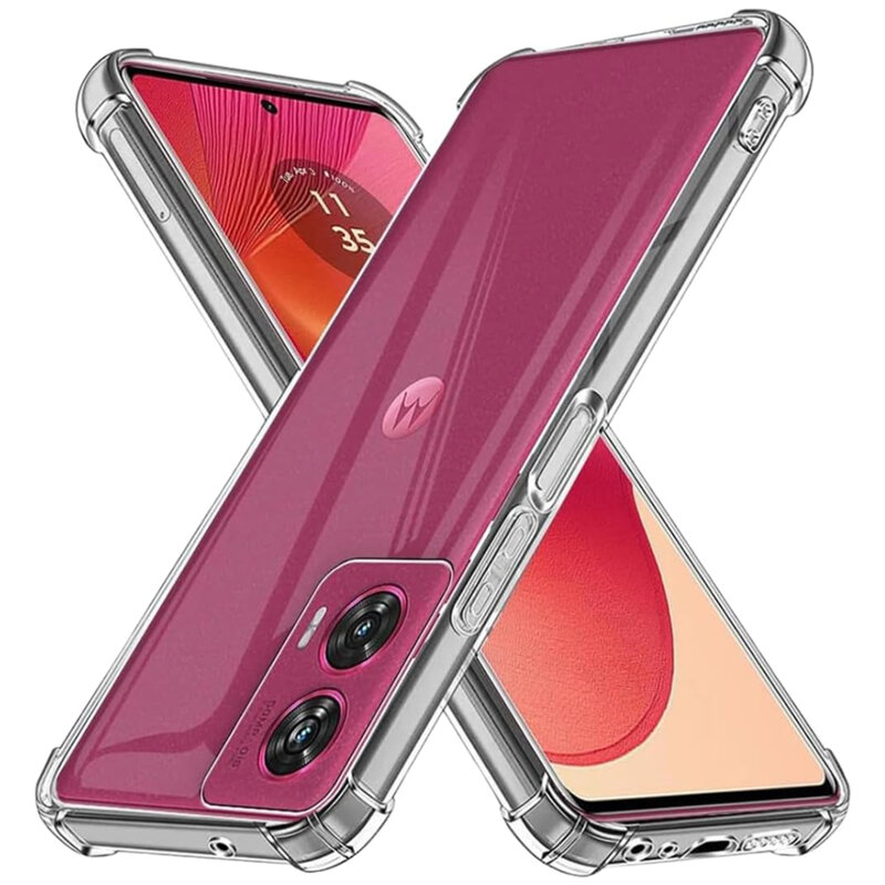Husa Motorola Edge 50 Fusion Techsuit Shockproof Clear Silicone, transparenta