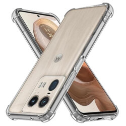Husa Motorola Edge 50 Ultra Techsuit Shockproof Clear Silicone, transparenta