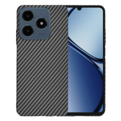 Husa Realme C63 Techsuit Carbonite FiberShell, negru