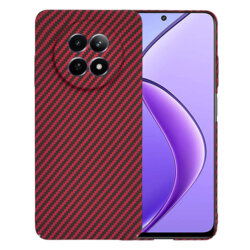 Husa Realme 12 Techsuit Carbonite FiberShell, rosu