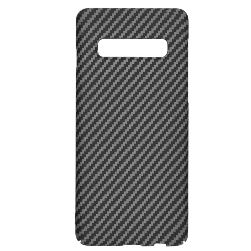Husa Samsung Galaxy S10 Techsuit Carbonite FiberShell, negru