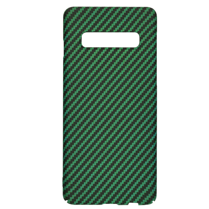 Husa Samsung Galaxy S10 Techsuit Carbonite FiberShell, verde