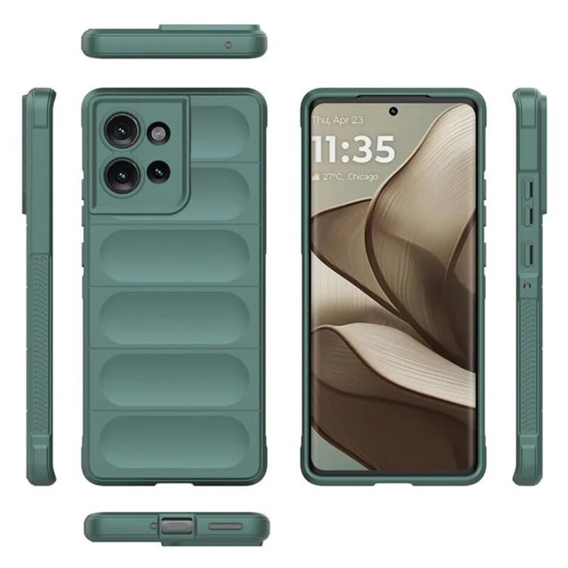 Husa Motorola Edge 50 Techsuit Magic Shield, bleu