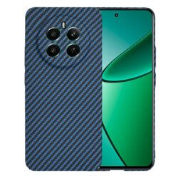 Husa Realme 12+ Techsuit Carbonite FiberShell, cyan