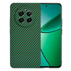 Husa Realme 12+ Techsuit Carbonite FiberShell, verde