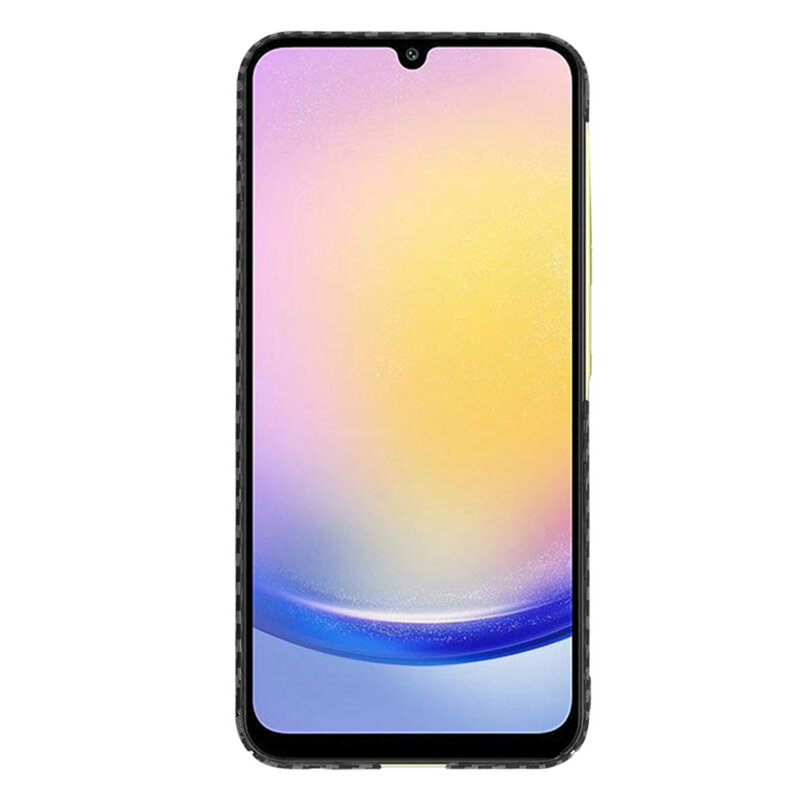 Husa Samsung Galaxy A25 5G Techsuit Carbonite FiberShell, negru